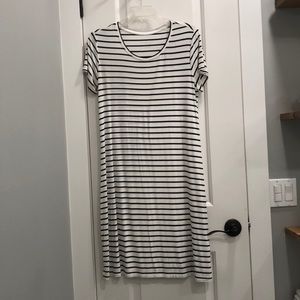 Maternity striped dress